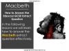 Macbeth - Edexcel GCSE Extract Question Teaching Resources (slide 2/45)